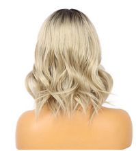 Load image into Gallery viewer, Wavy Synthetic Rooted Ombre Blonde Wig Wig Store
