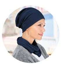 Load image into Gallery viewer, Turban Loop Beanie with Scarf Set Wig Store
