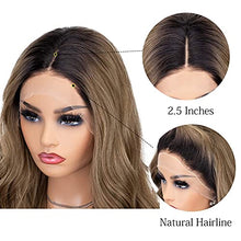 Load image into Gallery viewer, Two-Tone Ash Brown Ombre Lace Front Wig Wig Store
