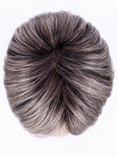 Load image into Gallery viewer, STONEGREY ROOTED 58.51.56 | Grey with Black/Dark Brown and Lightest Blonde Blend with Shaded Roots
