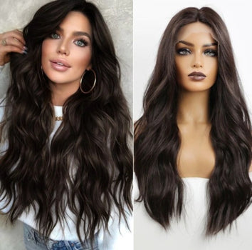 Wavy Chocolate Brown Lace Front Wig Wig Store